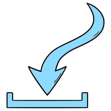 izole edilmiş vektör çizilmiş el çizimi simgesi indir