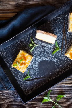 Creme Brulee cheesecake barlar