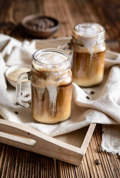 Cafea delicioasă cu gheață — Fotografie, imagine de stoc