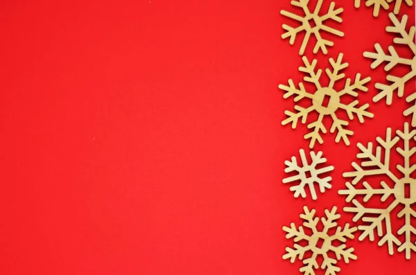 Χριστουγεννιάτικο Φόντο Νιφάδες Χιονιού Ελεύθερο Χώρο Για Κείμενο — Φωτογραφία Αρχείου
