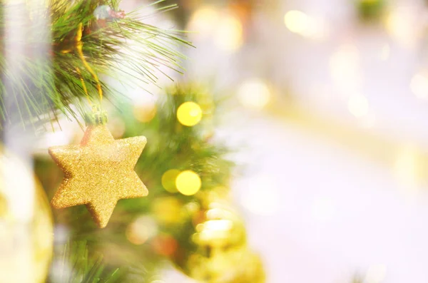 Christmas Tree Background Free Space Text — Stock Photo, Image