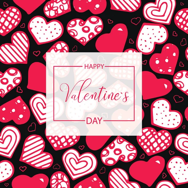 Feliz Dia Dos Namorados Cartão Dia Dos Namorados —  Vetores de Stock