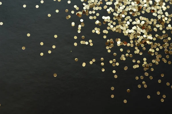 Gold sparkles glitter. Glitter glow festive sparkles design.