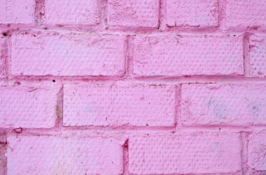 pembe zor grunge tuğla duvar arka plan