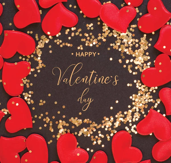 Feliz Dia Dos Namorados Valentine Com Amor Cartão Postal Dia — Fotografia de Stock