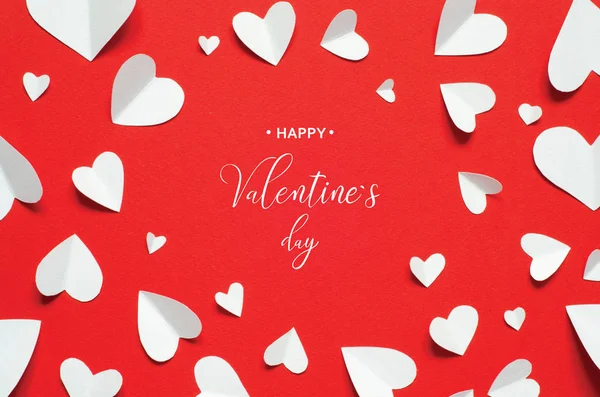 Glücklicher Valentinstag Valentinstag Grußkarte — Stockfoto