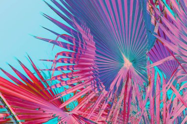 Soyut tropikal desen bırakır. Sanat Stilizasyon - görüntü