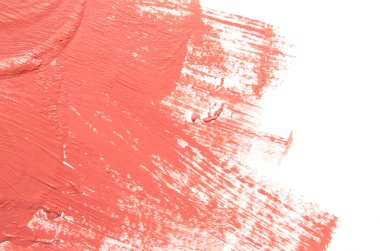 Doku kağıt yaşam mercan üzerinde boya. Yıl 2019 - yaşayan mercan rengi ile banner. Metin için yer. Görüntü 