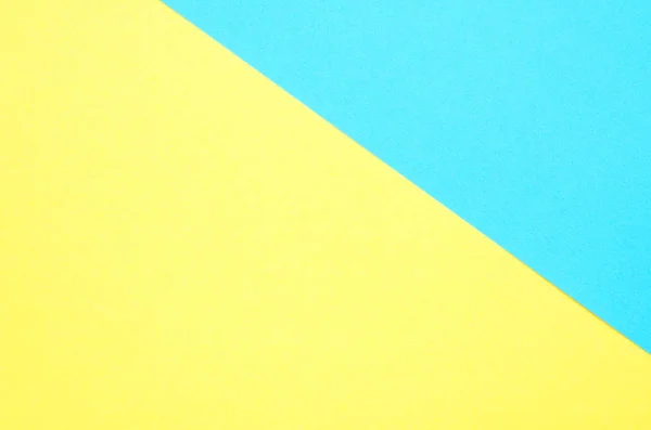 Geometrické Pozadí Papíru Pozadí Textury Žlutého Tyrkysového Barevného Papíru Image — Stock fotografie