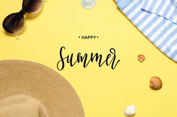 행복한 여름입니다 액세서리 이미지 — 스톡 사진
