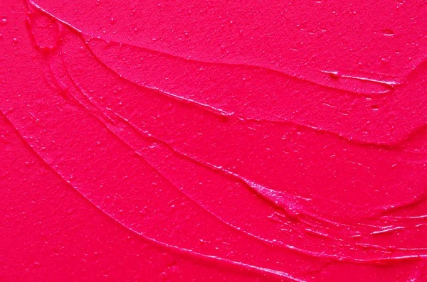 Lipstick smear sample texture.  Abstract colorful pink paint brush and strokes. Image