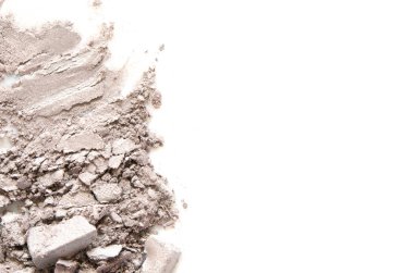 Göz farı kozmetik tozu dağınık. Moda ve güzellik endüstrisi kavramı. Close. - Resim