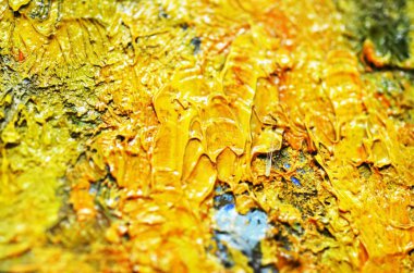 Sanatçılar yağlı boyalar çok renkli closeup soyut arka plan. Yumuşak odak. - Resim