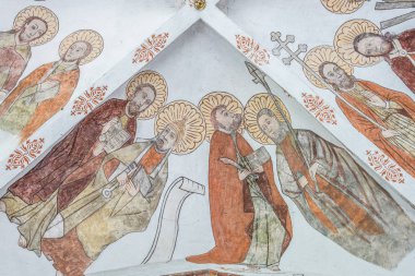 Sembolleri ile dört havariduvar, Matthew, Peter, Barth