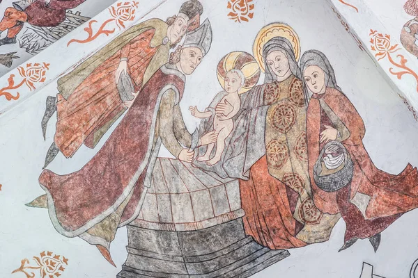 tapınakta İsa'nın sunumu, eski bir duvar-panting 