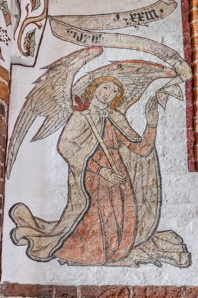 Ангел Гавриил и письмо 1523 года — стоковое фото