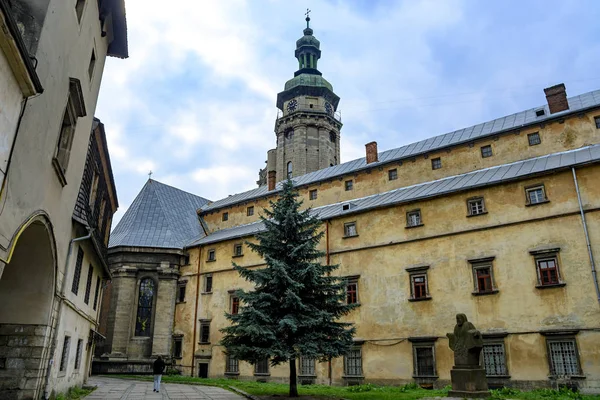 Lviv Eski Şehir Kentin Tarihi Bölümü — Stok fotoğraf