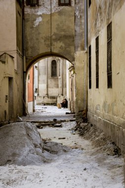 Şehrin eski sokakları