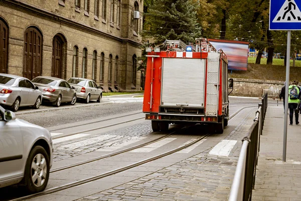 Fire Truck Call — Stock Photo, Image