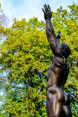 Uzhgorod, Ukrayna - 18 Eylül 2016: Anıt Transcarpathians - liquidators Chernobyl felaket sonuçları