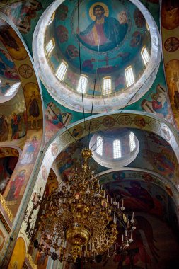 Cherkasy, Ukrayna - 23 Mayıs 2016:St. Michael'ın katedral Cherkasy merkezi Ukrayna'da bulunan bir Ortodoks Kilisesi olduğunu. Biri Ukrayna ve can en büyük en fazla 12.000 kulları aynı anda basılı tutun.