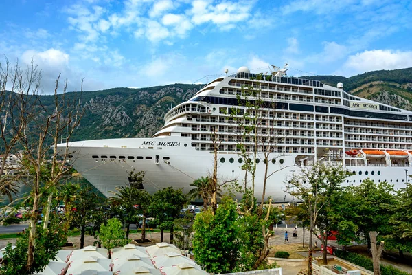Kotor Montenegro Junio 2017 Gran Crucero Kotor Montenegro — Foto de Stock