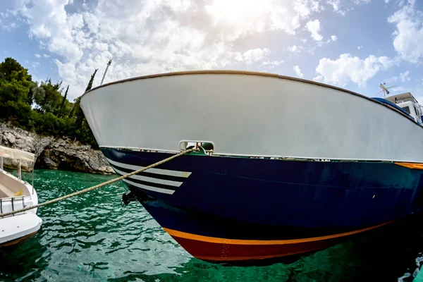 Moored Vessel Coast — Stock Photo, Image