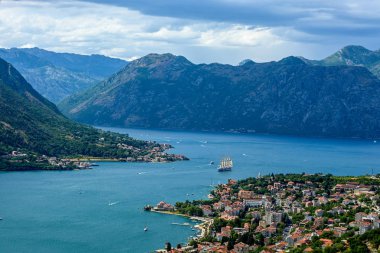Boko Kotor Bay view yukarıdan