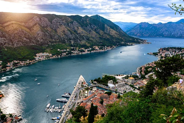 The Boko-Kotor Strait. View from above