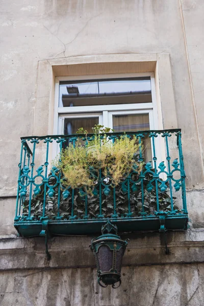 Balcony Wall Old Building — Stock Photo, Image