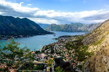 Boko Kotor Bay view yukarıdan