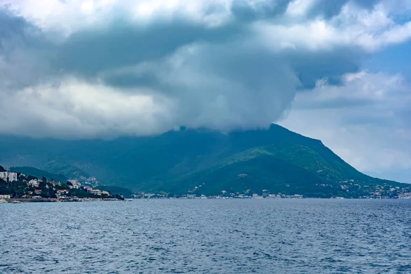 Herceg Novi Una Ciudad Montenegro Situada Orilla Bahía Kotor Mar — Foto de Stock