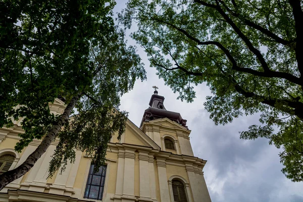 在利沃夫的老教堂建筑的一部分 — 图库照片