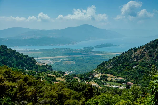 Antigua Ciudad Tivat Montenegro Vista Desde Lejos — Foto de Stock