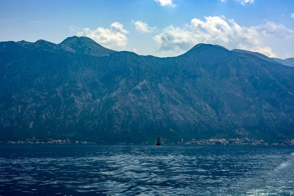 Mar Costa Montaña Montenegro — Foto de Stock