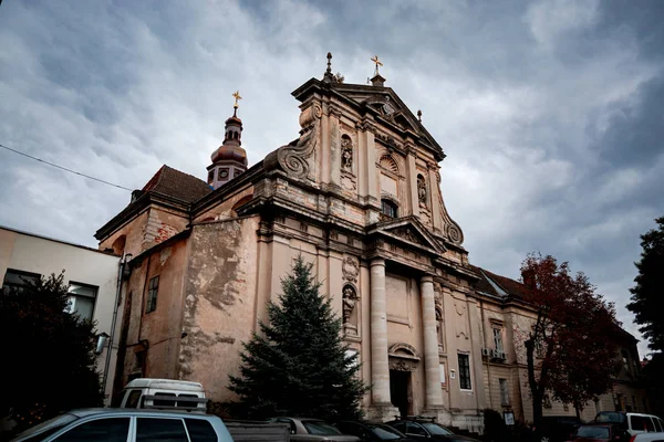 Klooster Kerk Van Karmelieten Blote Voeten Stad Lviv — Stockfoto