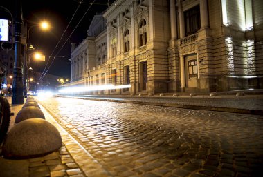 Old Town akşam Boulevard