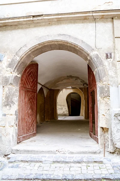 Entrée Ancienne Arche Bâtiment — Photo