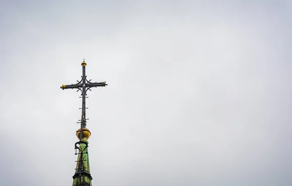 Cross Spire Dome Cathedral — Stock Photo, Image