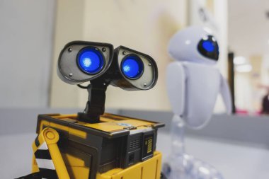 Cherkasy, Ukrayna - Ocak 08,2019: yönetilen Robot Vadisi