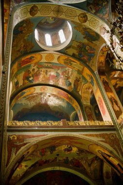 Cherkasy, Ukrayna - 23 Mayıs 2016:St. Michael'ın katedral Cherkasy merkezi Ukrayna'da bulunan bir Ortodoks Kilisesi olduğunu. Biri Ukrayna ve can en büyük en fazla 12.000 kulları aynı anda basılı tutun.