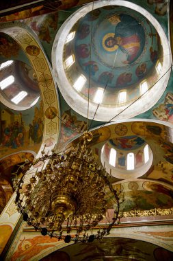 Cherkasy, Ukrayna - 23 Mayıs 2016:St. Michael'ın katedral Cherkasy merkezi Ukrayna'da bulunan bir Ortodoks Kilisesi olduğunu. Biri Ukrayna ve can en büyük en fazla 12.000 kulları aynı anda basılı tutun.