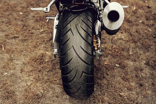 Колесо Спортивного Мотоцикла — стоковое фото