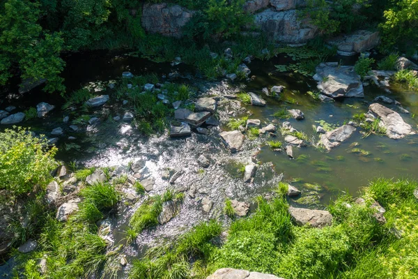 A stream of clear mountain water — Stock Photo, Image