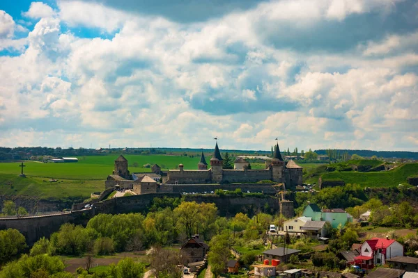 Kamenetz Podolsky Ucrania Abril 2019 Fortaleza Medieval Kamenetz Podolsk Ucrania — Foto de Stock