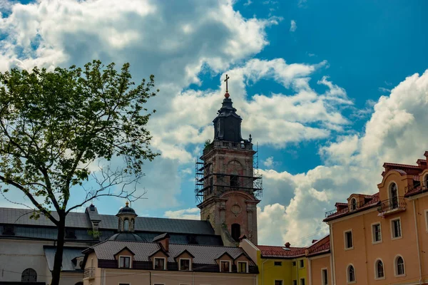 Torre Del Monastero Domenicano Kamenetz Podolsk Costruita Nel Xiii Secolo — Foto Stock