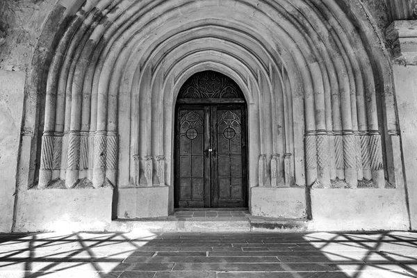 Entrée Bâtiment Intérieur Ancienne Forteresse Khotyn Ukraine — Photo