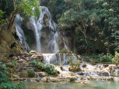 Kuang sı şelale luang prabang, laos