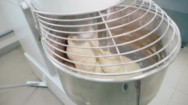 Endüstriyel hamur yoğurma makinesi hamur ekmek, karıştırma yakın çekim