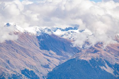 Dağ manzarası. Caucasus yaz gün görünümü orman